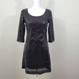 WHBM White House Black Market Black dress